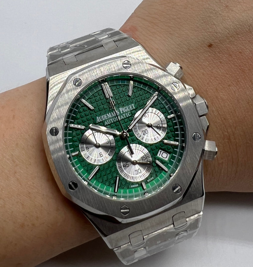 Audemars Piguet R.O. Aço Mostrador Preto Bezel Aço Pulseira Aço — vista 2