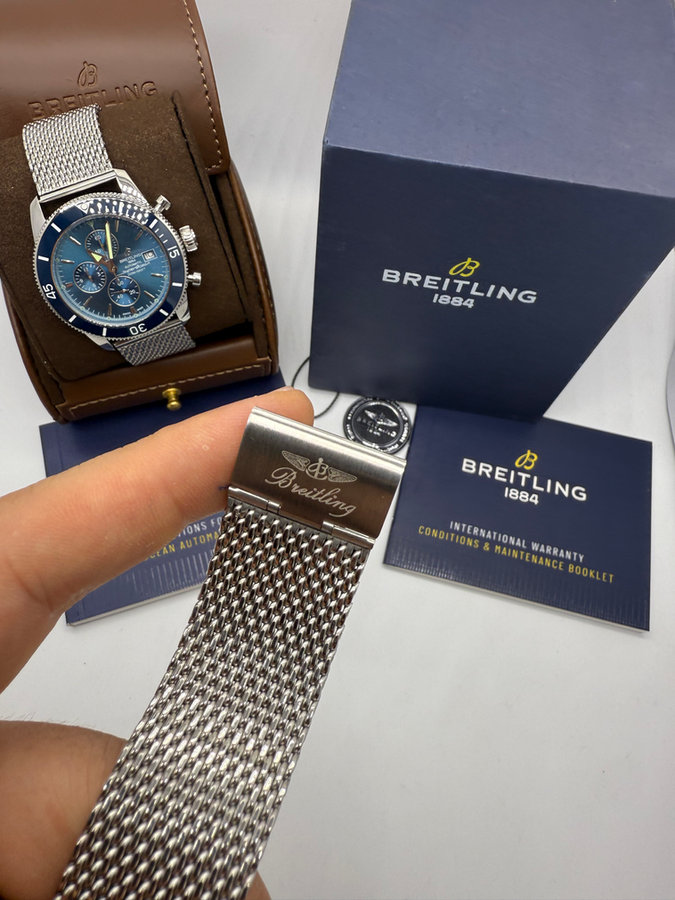 Breitling Superocean Crono Aço — vista 3