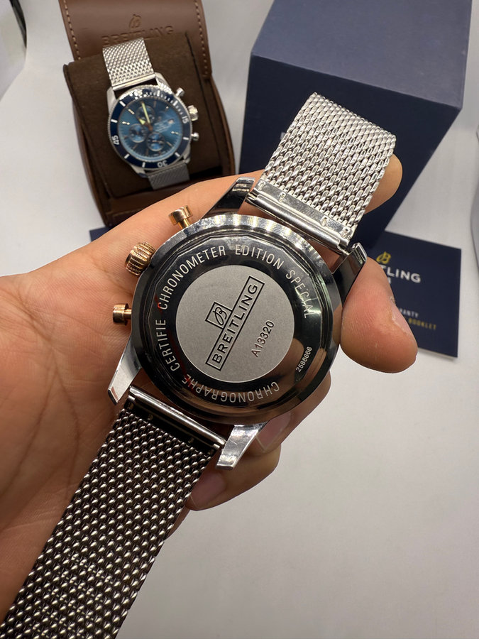 Breitling Superocean Crono Aço — vista 4