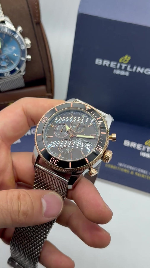 Breitling Superocean Crono Aço — vista 5