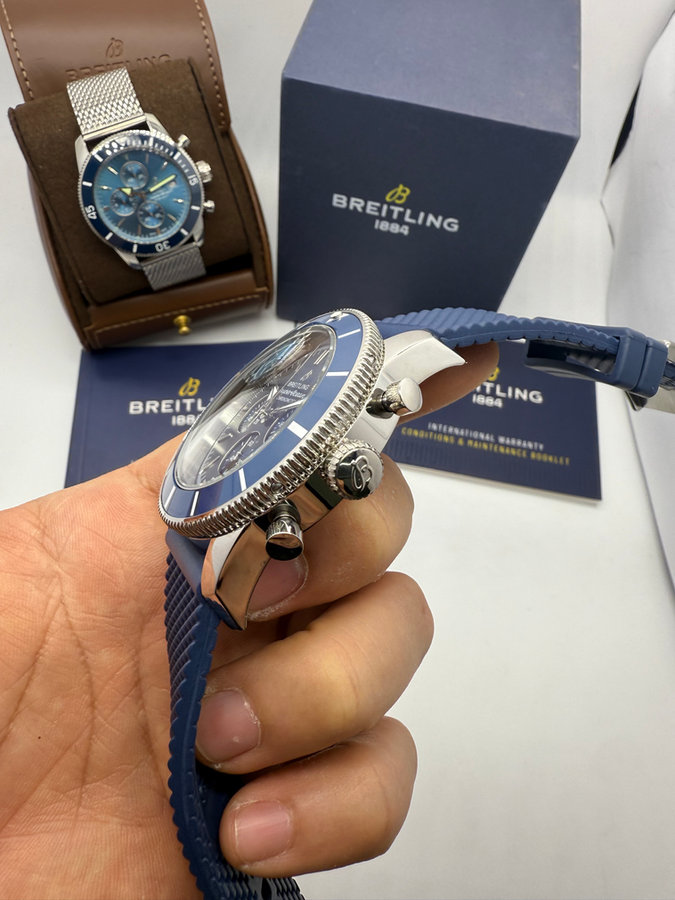 Breitling Superocean Crono Aço — vista 2