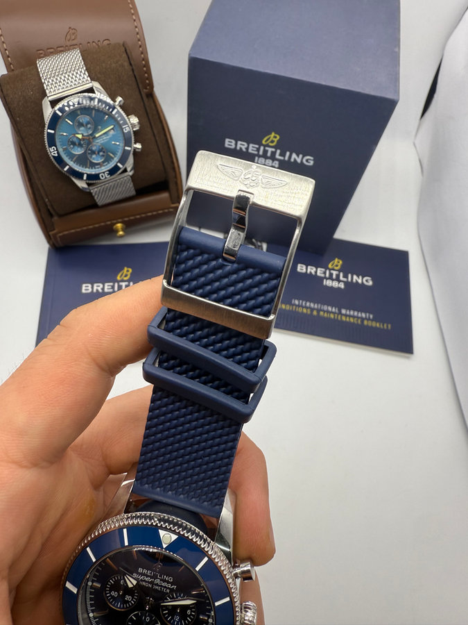Breitling Superocean Crono Aço — vista 3