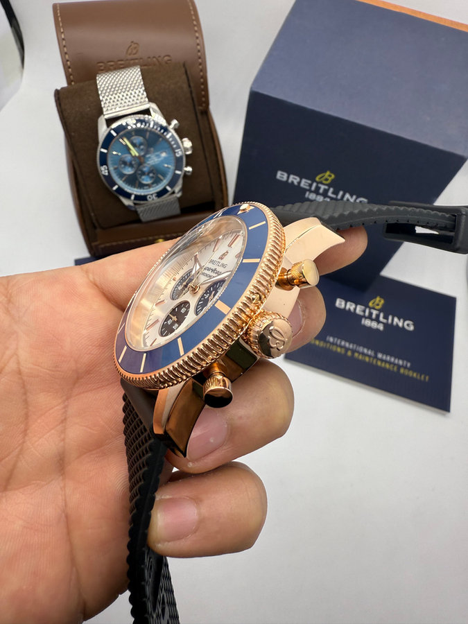 Breitling Superocean Crono Aço — vista 2