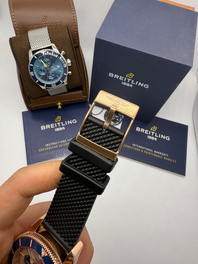Breitling Superocean Crono Aço — vista 3