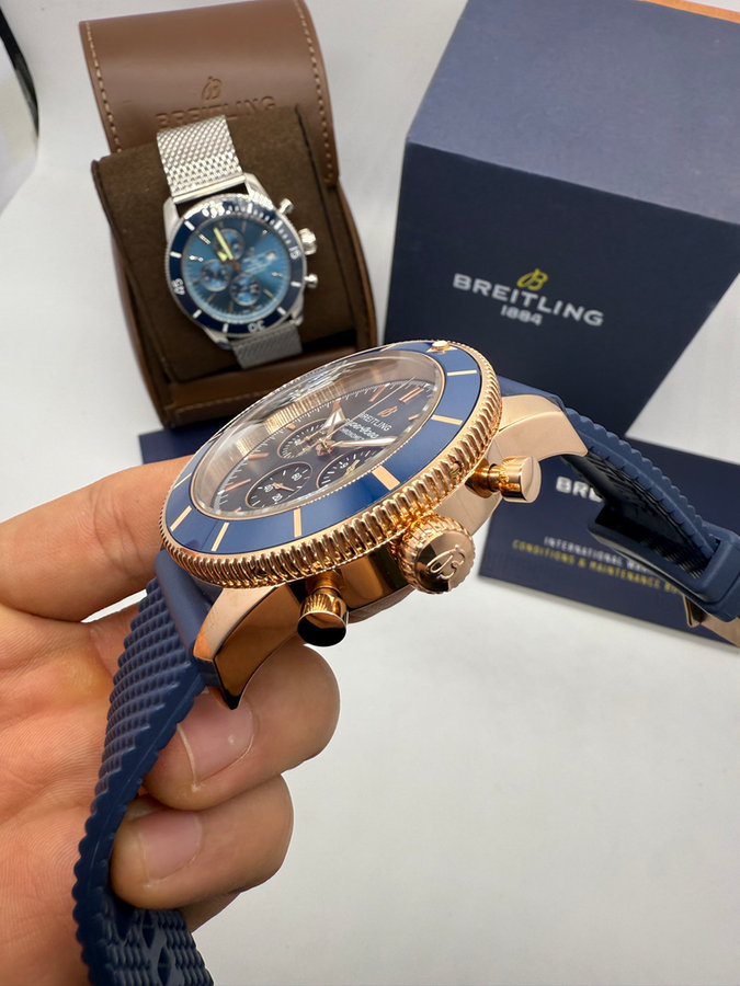 Breitling Superocean Crono Aço — vista 2