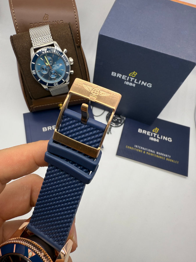 Breitling Superocean Crono Aço — vista 3