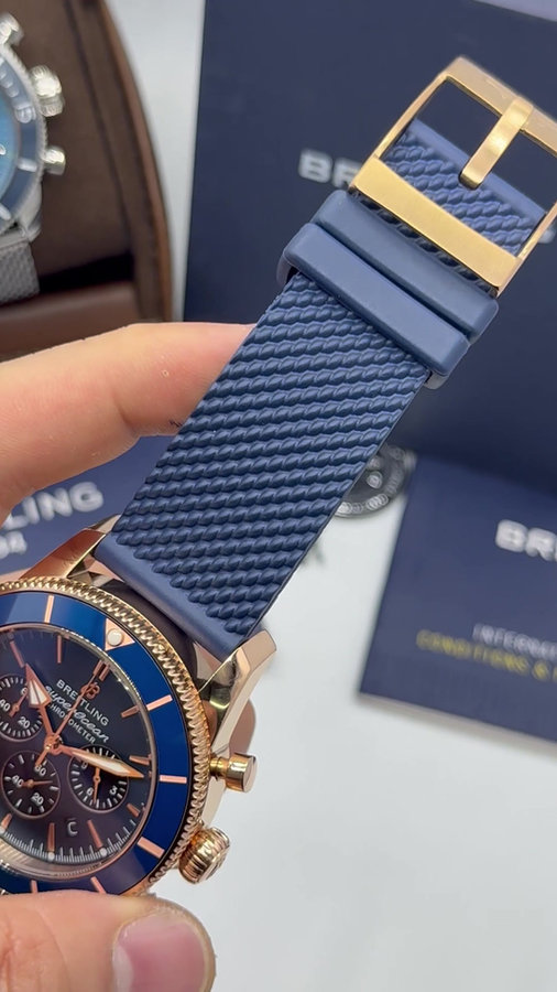Breitling Superocean Crono Aço — vista 5