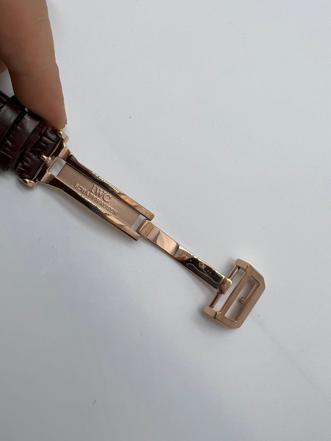 IWC Portugieser Automático Aço/Rose — vista 4