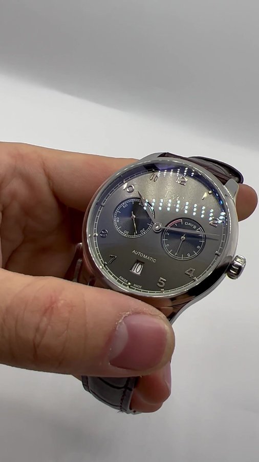 IWC Portugieser Automático Aço/Rose — vista 5