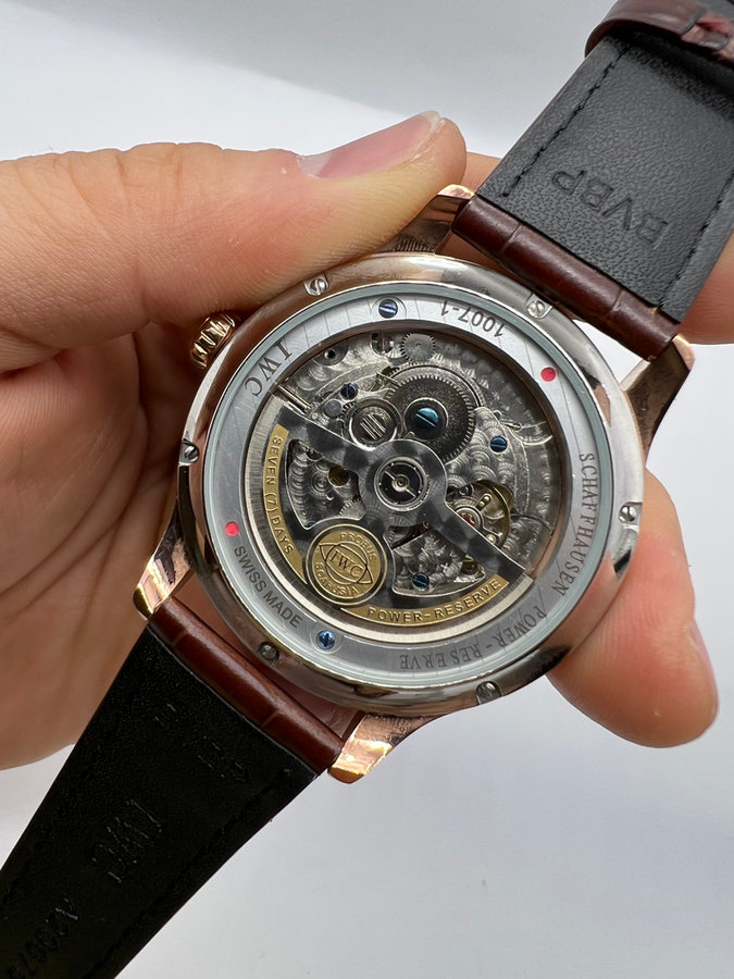 IWC Portugieser Automático Aço/Rose — vista 5