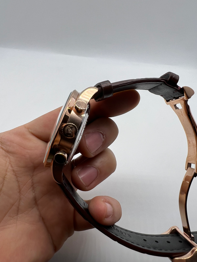 IWC PORTUGIESER CRONÓGRAFO - Aço Rose — vista 3