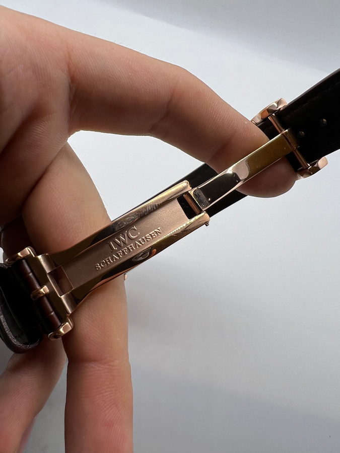 IWC PORTUGIESER CRONÓGRAFO - Aço Rose — vista 4
