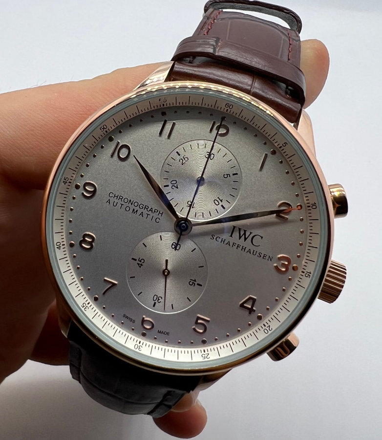 IWC PORTUGIESER CRONÓGRAFO - Aço Rose — vista 2