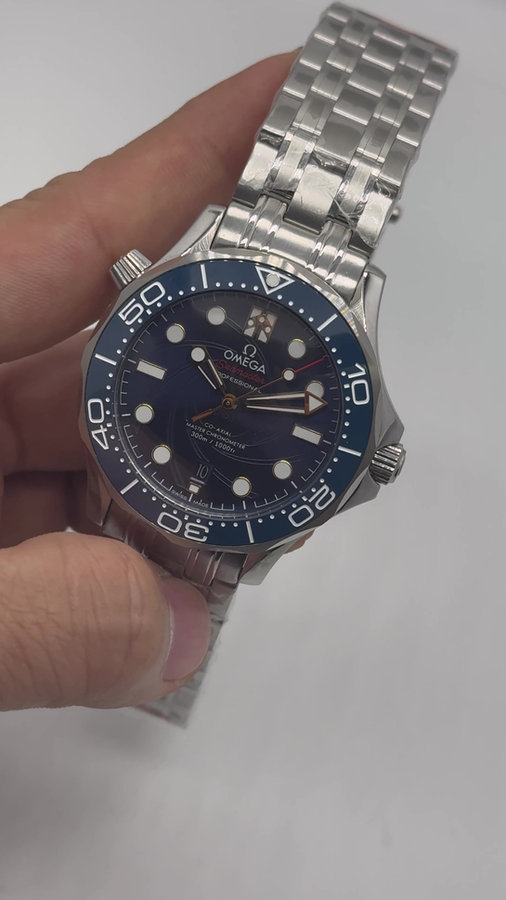 Omega Seamaster Co-Axial Aço 007 — vista 5