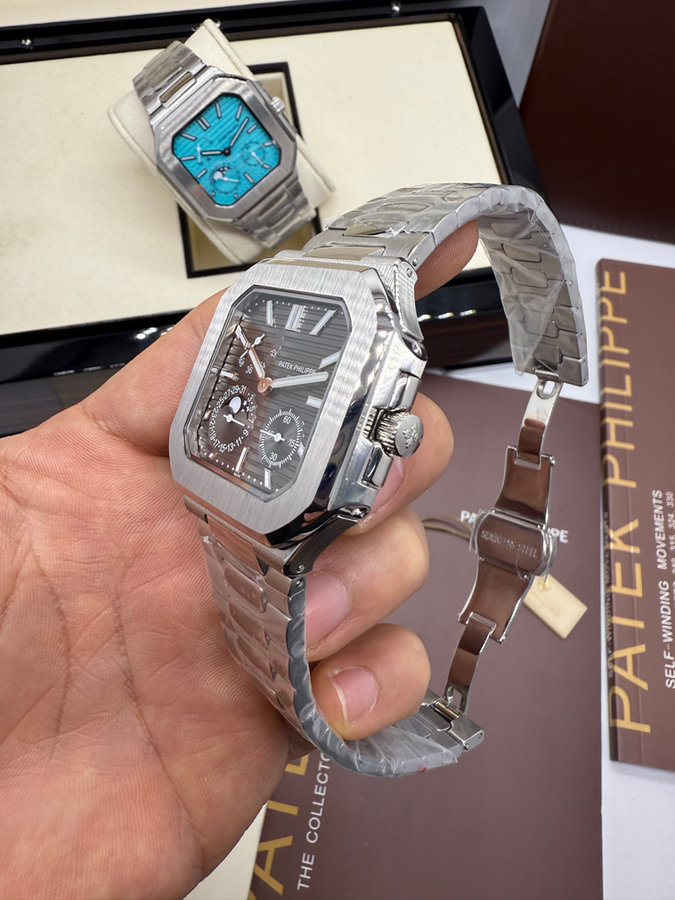 Patek Philippe Cubitus Aço, Fases da Lua — vista 2