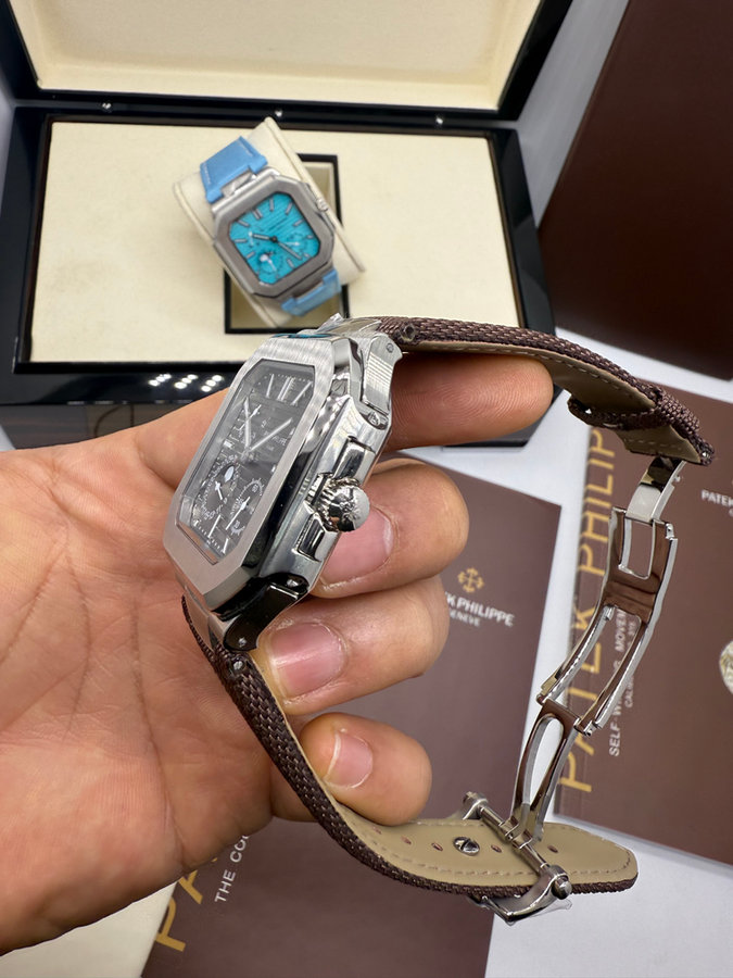 Patek Philippe Cubitus, Aço Fases da Lua — vista 2
