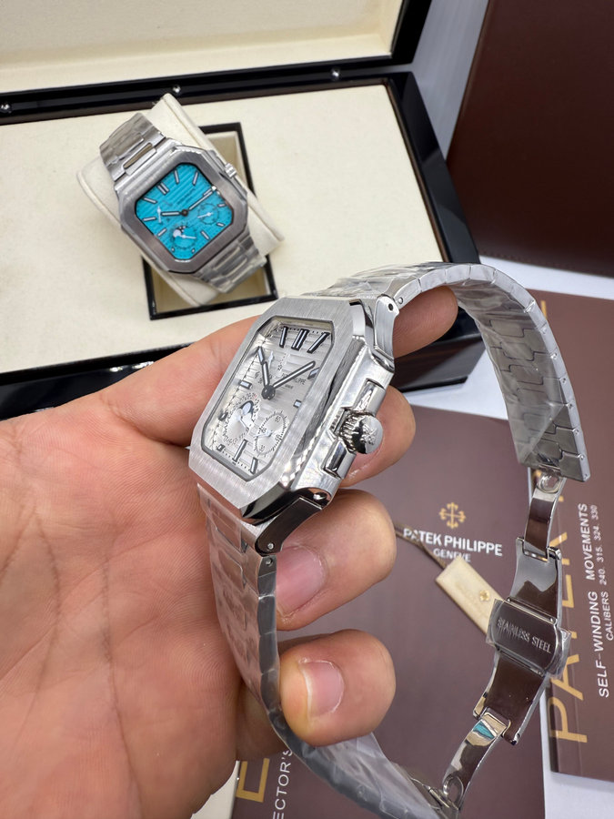 Patek Philippe Cubitus Aço, Fases da Lua — vista 2