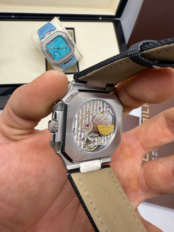 Patek Philippe Cubitus, Aço Fases da Lua — vista 4
