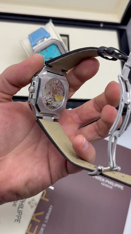 Patek Philippe Cubitus, Aço Fases da Lua — vista 5