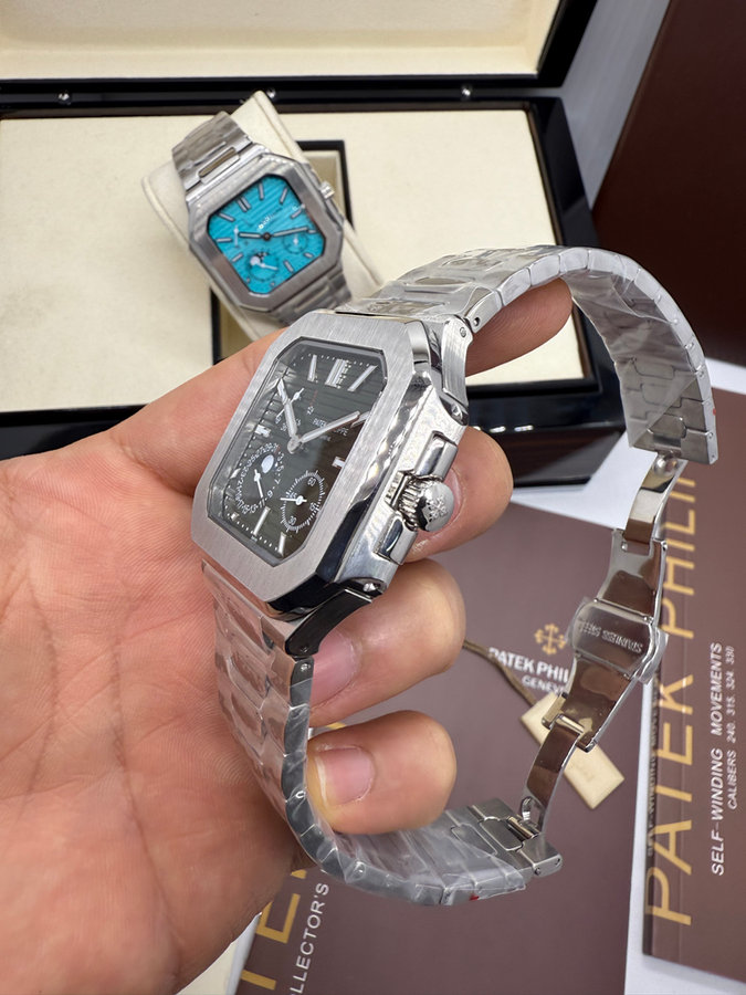 Patek Philippe Cubitus Aço, Fases da Lua — vista 2