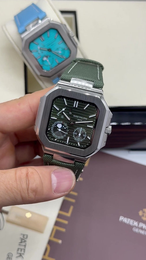 Patek Philippe Cubitus, Aço Fases da Lua — vista 5