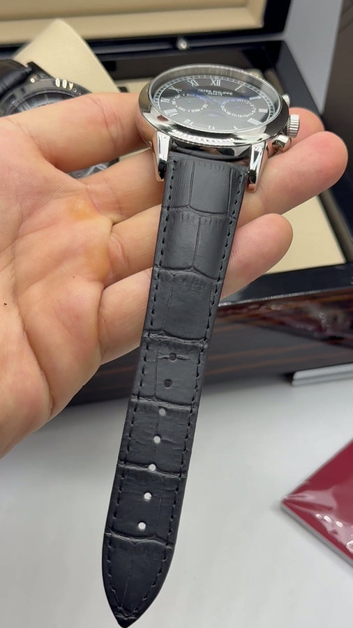 Patek Philippe Perpetual Calendar, Aço, — vista 5