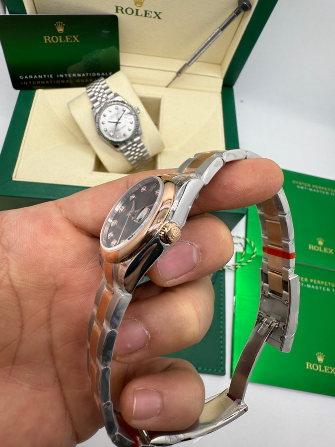 Rolex Datejust Aço/Rose — vista 3