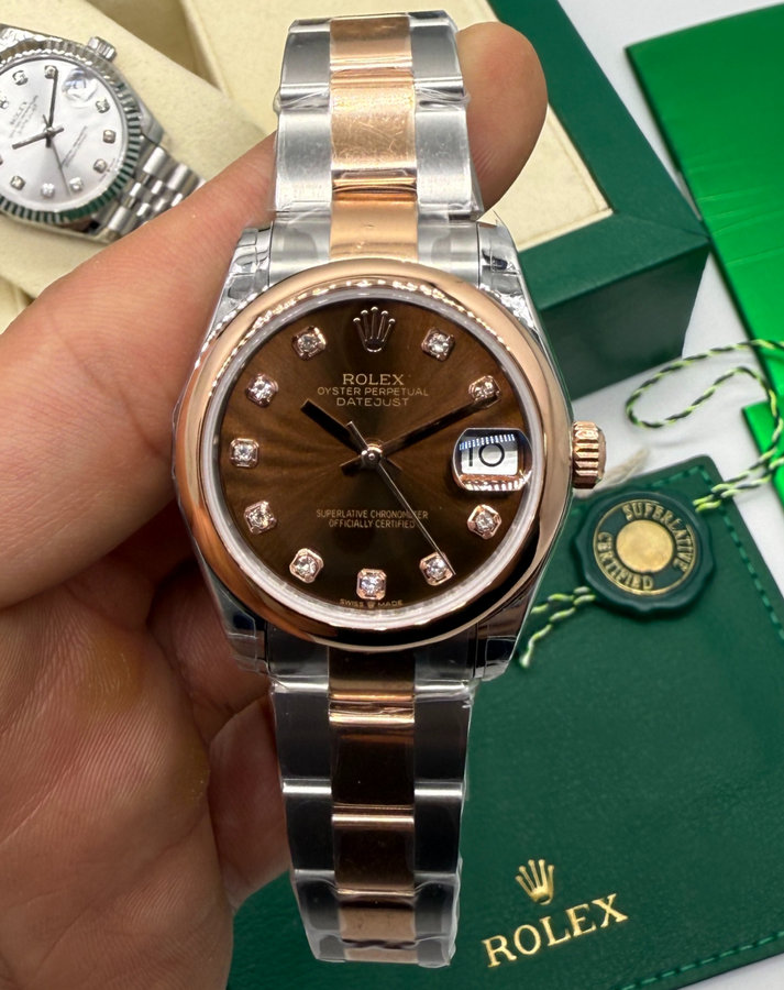 Rolex Datejust Aço/Rose — vista 2
