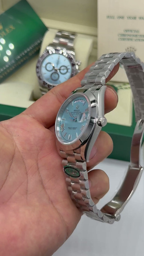 Rolex Day-Date Presidente Aço 904L - — vista 5