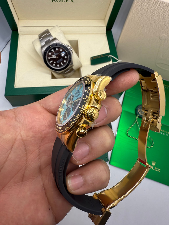 Rolex Daytona Black/Gold — vista 3