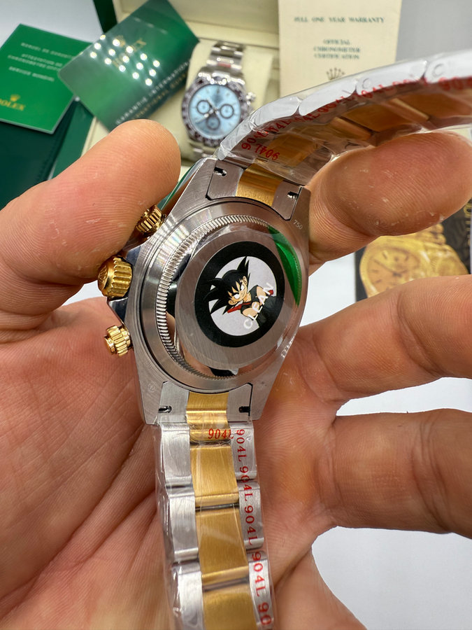 Rolex Daytona Oyster Aço/Ouro* — vista 4