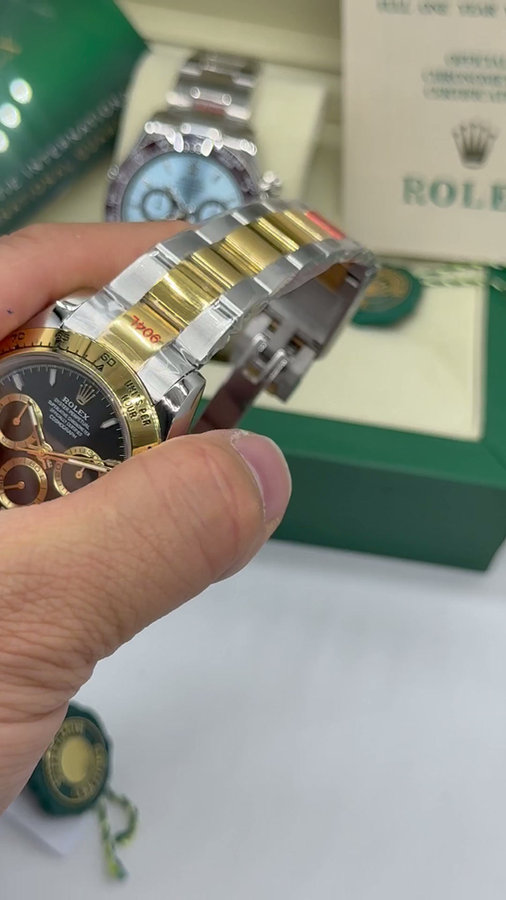 Rolex Daytona Oyster Aço/Ouro* — vista 5