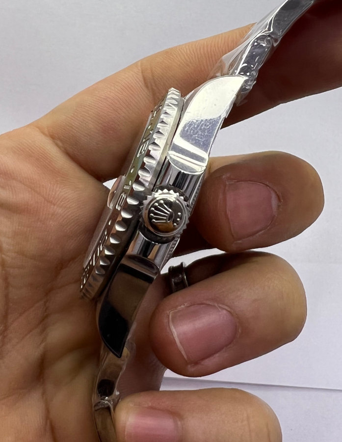 Rolex GMT Master II - Aço - SPRITE - Jubilee - CLONE CLEAN — vista 4