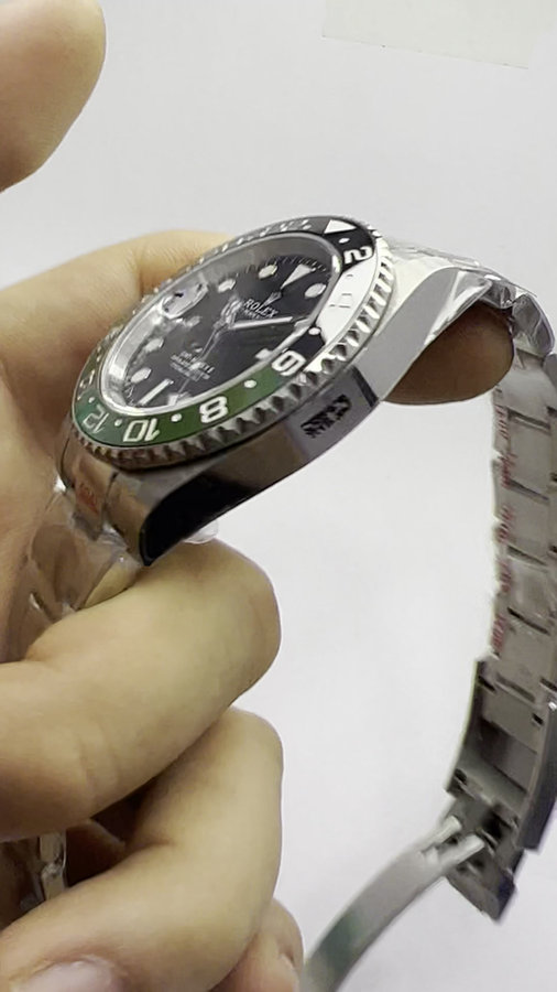Rolex GMT Master II - Aço - SPRITE - Jubilee - CLONE CLEAN — vista 6