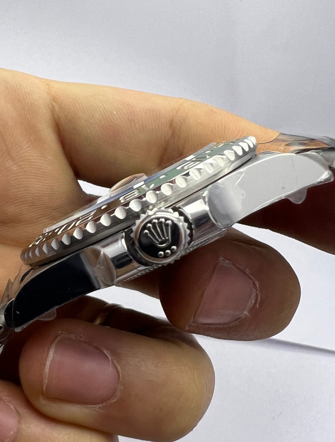 Rolex GMT Master II - Aço - SPRITE - Jubilee - CLONE CLEAN — vista 3