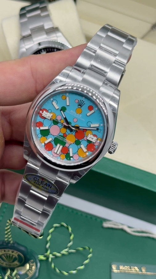 Rolex Oyster Perpetual Celebration Aço — vista 6