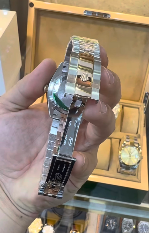 Rolex Datejust Wimbledon Aço/Rose, — vista 3