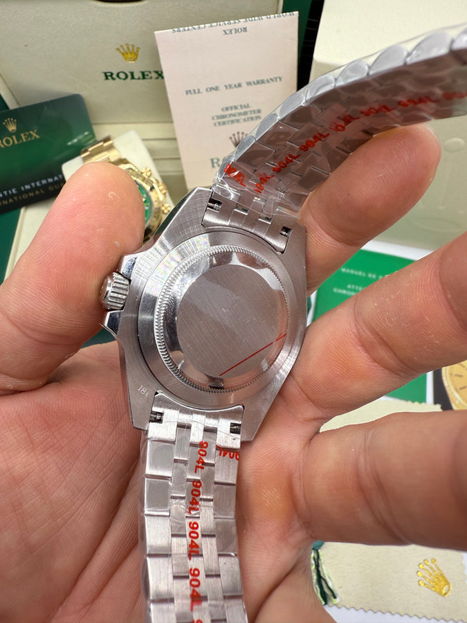 Rolex GMT Master ll Bruce Wayne Pulseira Jubilee — vista 2