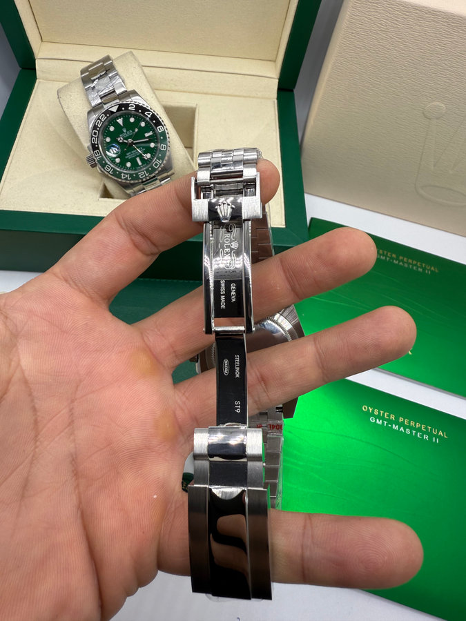 Rolex GMT Master ll SPRITE Pulseira Jubilee — vista 3