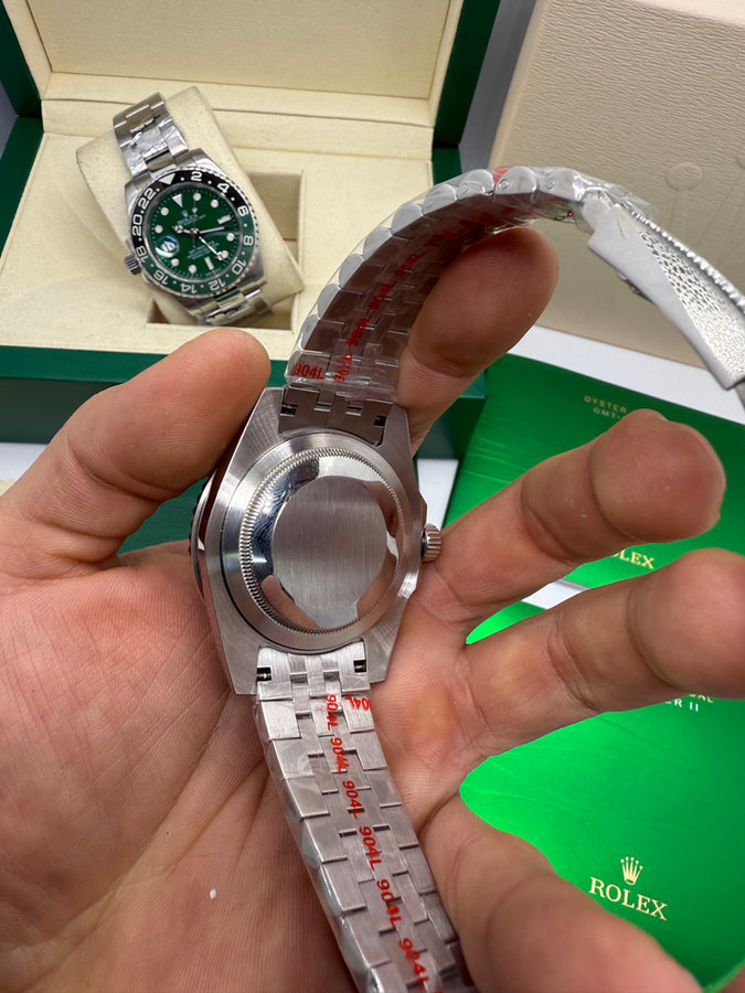 Rolex GMT Master ll SPRITE Pulseira Jubilee — vista 4