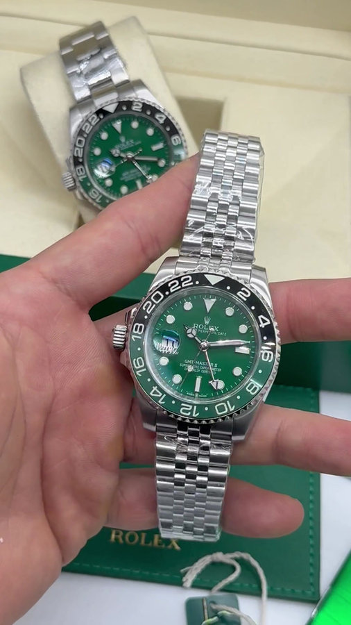 Rolex GMT Master ll SPRITE Pulseira Jubilee — vista 5