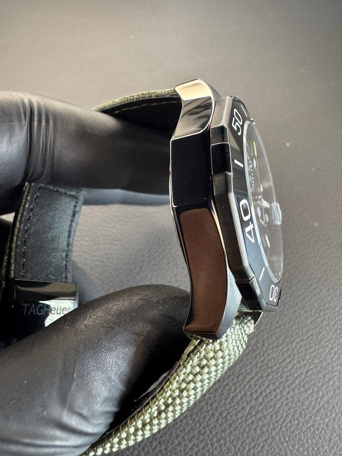 TAG Heuer Aquarecer Calibre 16 Aço OxBlack — vista 5