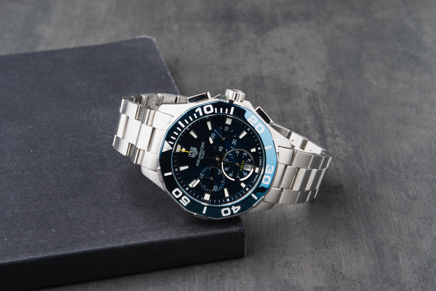 TAG Heuer Aquarecer Aço — vista 4
