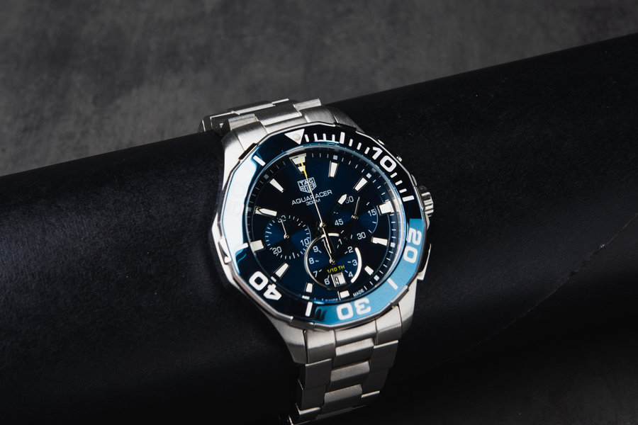 TAG Heuer Aquarecer Aço — vista 6