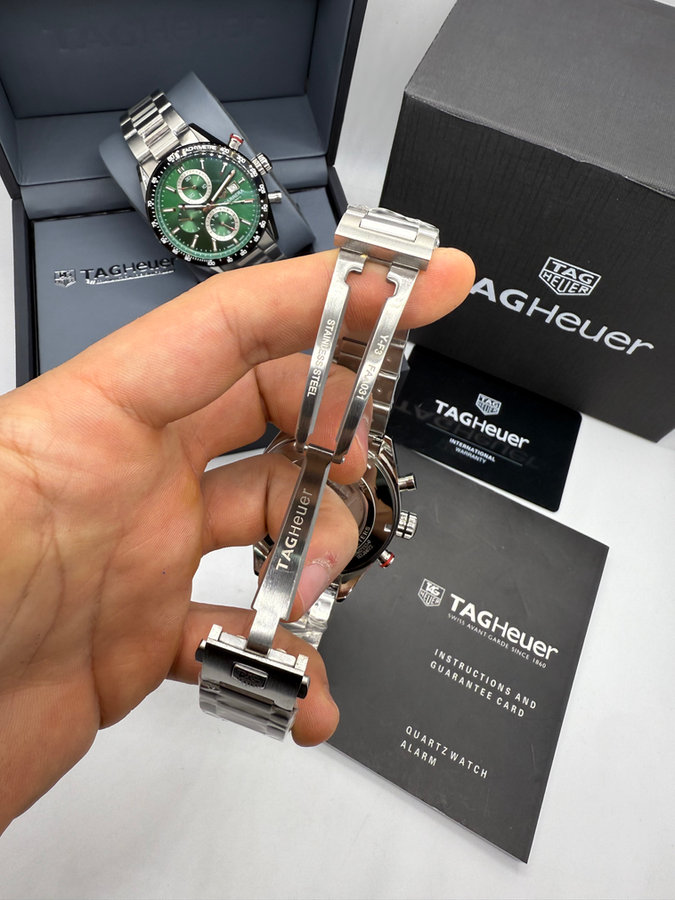 TAG Heuer Carrera Aço Calibre S, Chronograph, — vista 3