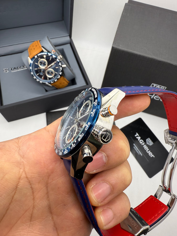 TAG Heuer Carrera Aço Calibre S, Chronograph Eletrônico, — vista 2