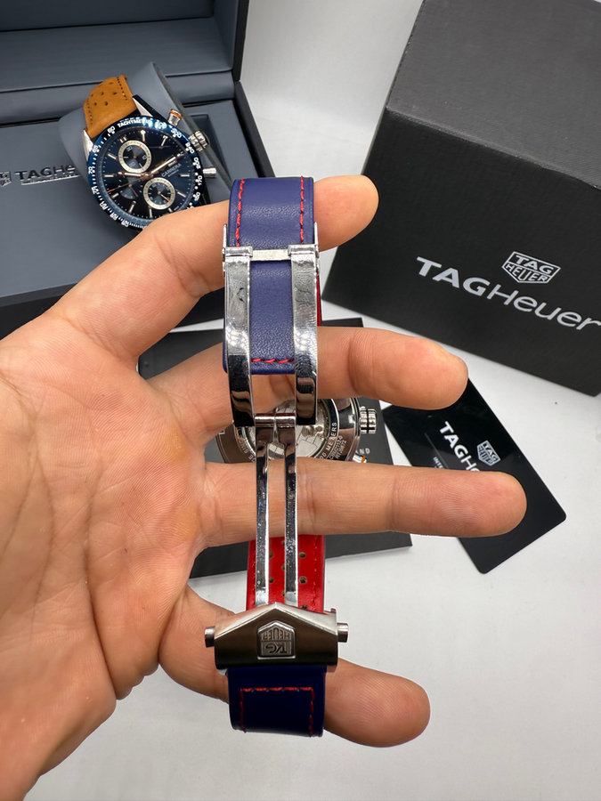 TAG Heuer Carrera Aço Calibre S, Chronograph Eletrônico, — vista 3