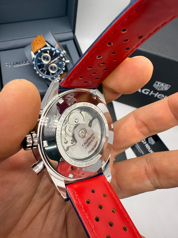 TAG Heuer Carrera Aço Calibre S, Chronograph Eletrônico, — vista 4
