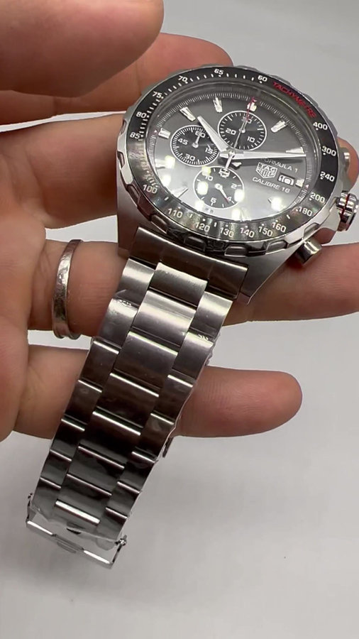 TAG Heuer Carrera Calibre 16, Chronograph Eletrônico, — vista 5