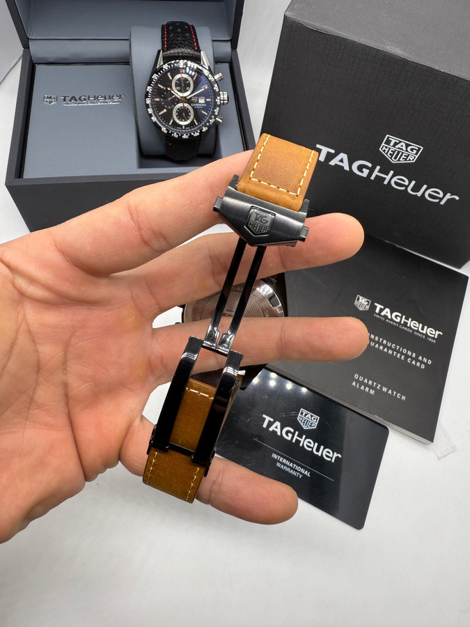 TAG Heuer Carrera Calibre 16, Chronograph Eletrônico, — vista 3